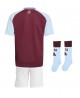 Günstige Aston Villa Heimtrikotsatz Kinder 2024-25 Kurzarm (+ Kurze Hosen)